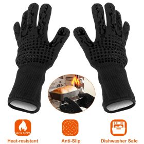 BBQ Gloves 1472¬∞F Heat Resistant Grill Gloves Anti-slip Carbon Fiber BBQ Gloves