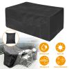 210D Waterproof Outdoor Furniture Cover Windproof Dustproof Patio Furniture Protector Oxford Cloth Garden S Size