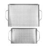 2pc Stainless Steel Grill Grid Set