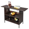 Modern Stylish And Beautiful Bar Table Brown Gradient