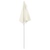 Garden Half Parasol with Pole 70.9"x35.4" Sand