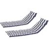 2 PCS Set Outdoor Lounge Chair Cushion Replacement Patio Seat Cushion , BLUE-WHITE Stripe