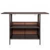 Modern Stylish And Beautiful Bar Table Brown Gradient