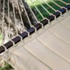 Taupe Brown Quilted Double Hammock, Product Assembled Size 13 ft L x 4.5 ft W