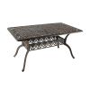 Cast Aluminum Outdoor Patio Dining Table