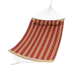 Beach Outdoor Yard Patio Portable Swing Hammock (Color: Red, Type: Hammocks)