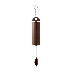 Outdoor Wind Chimes Heroic Windbell Antique Wind Bell, Deep Resonance Serenity Bell, Metal Cylinder Wind Chimes (size: L)