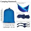 1pc Outdoor Camping Hammock; Portable Nylon Parachute Hammock 106*55in