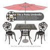 Cast Aluminum Outdoor Patio Dining Table