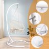 Hammock Chair Stand(Stand Only), C Stand for Hanging Egg Chair/Swing Chair, Indoor/Outdoor Hanging Chair Stand Only, Heavy Duty 330Lbs Weight Capacity