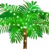 Lighted Palm Tree, 7FT Palm Trees for Outside Patio, Christmas Palm Tree Decor, Waterproof Windproof Solar Light Up Tree