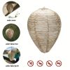 1pc Wasp Nest Decoy Hanging Wasp Deterrent Fake Nest Decoys For Wasps Hornets Home Garden Yard Outdoors